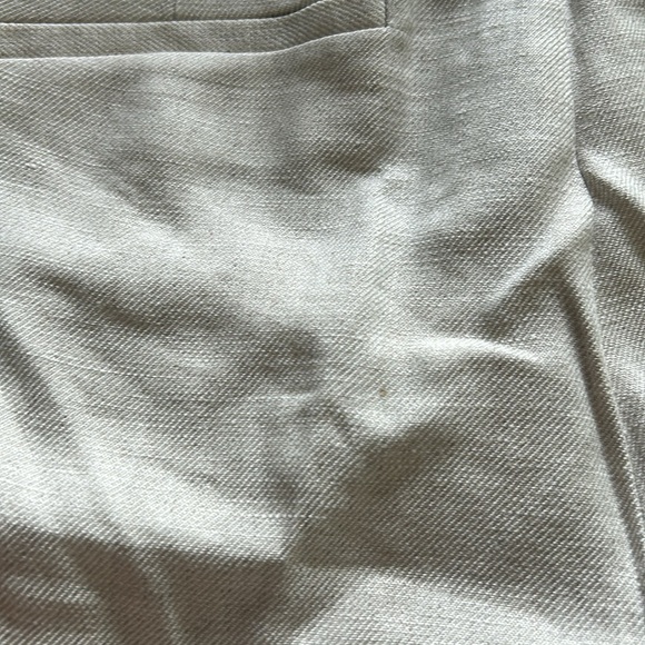 J Crew Petite Sydney pant in stretch linen blend BO806 P8 Ivory - Picture 6 of 7